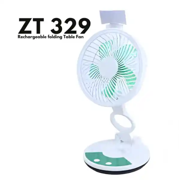 ZT 329 Rechargeable Folding Table Fan